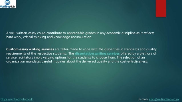 Custom essay writing services uk