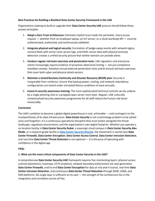 Comprehensive Data Center Security Strategies in the UAE's Digital ...
