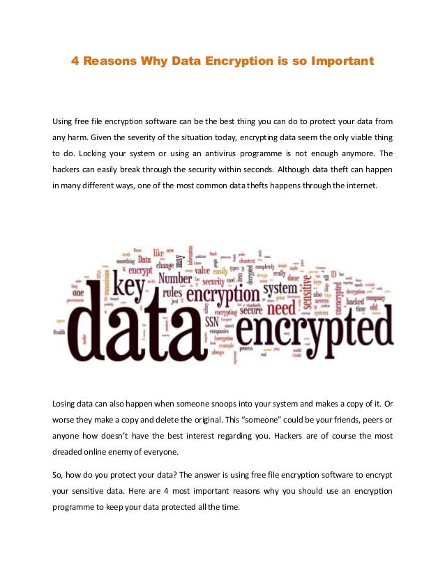 Why Data Encryption is so Important