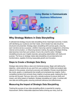 How Data Storytelling Can Revolutionize Business Communication? | PDF
