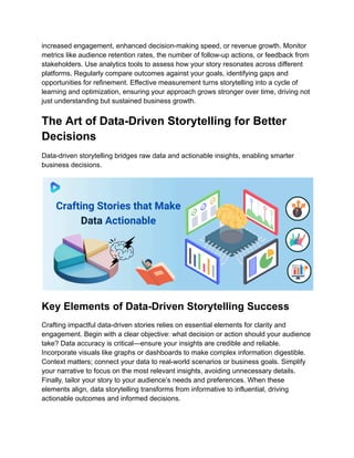 How Data Storytelling Can Revolutionize Business Communication? | PDF