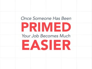 Once Someone Has Been

PRIMED
Your Job Becomes Much

EASIER

 