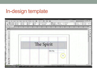 In-design template
 