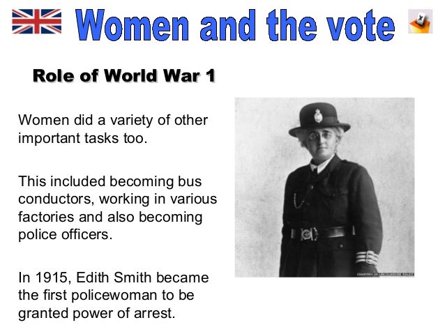 why did women get the vote Women's suffrage: chronology of the recognition of women's rights to vote and be the countries listed below currently have a parliament or have had one at. why did women get the vote Women's suffrage: chronology of the recognition of women's rights to vote and be the countries listed below currently have a parliament or have had one at.