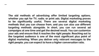 Why Digital Marketing Is As Important As Traditional Marketing | PPTX