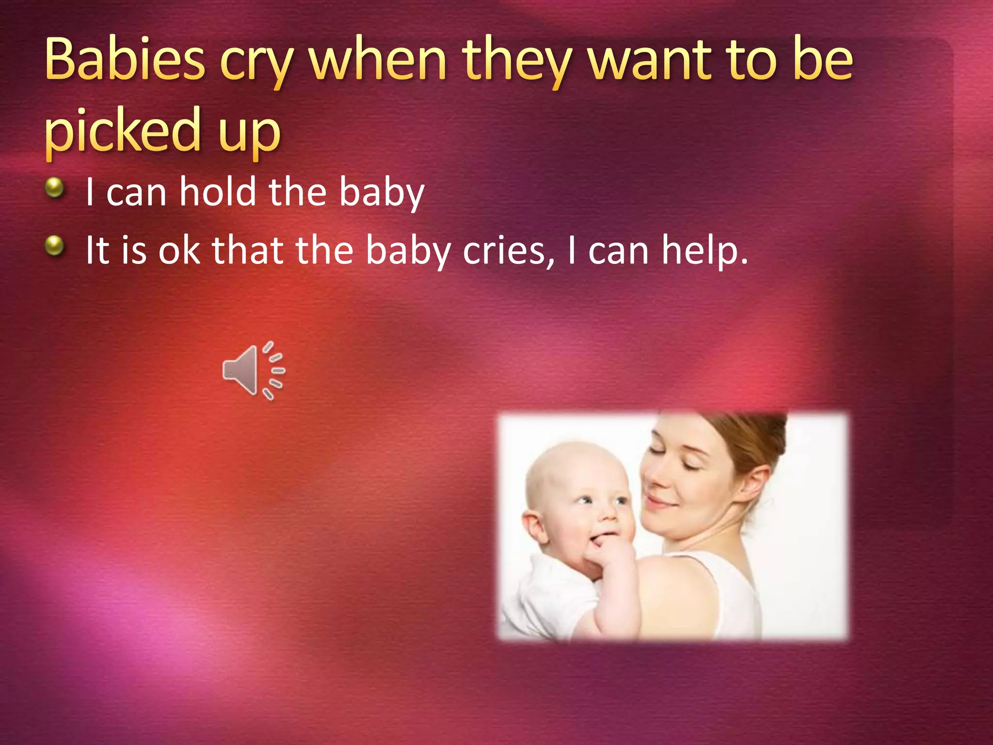 Why do babies cry | PPTX