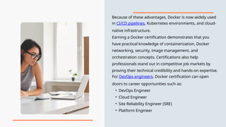 Why Docker Certification Is Essential for Modern DevOps Careers | PPTX