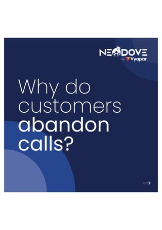 Why do customers abandon calls l NeoDove.pdf