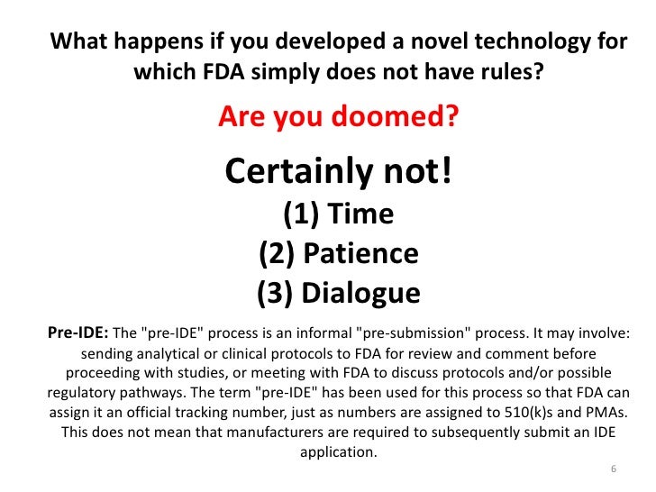 Why Does FDA Need Standards For In Vitro Diagnostic Devices