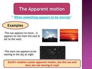 Why does it seems that the sun move | PPTX