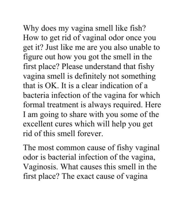 Why Does My Vagina Smell 12