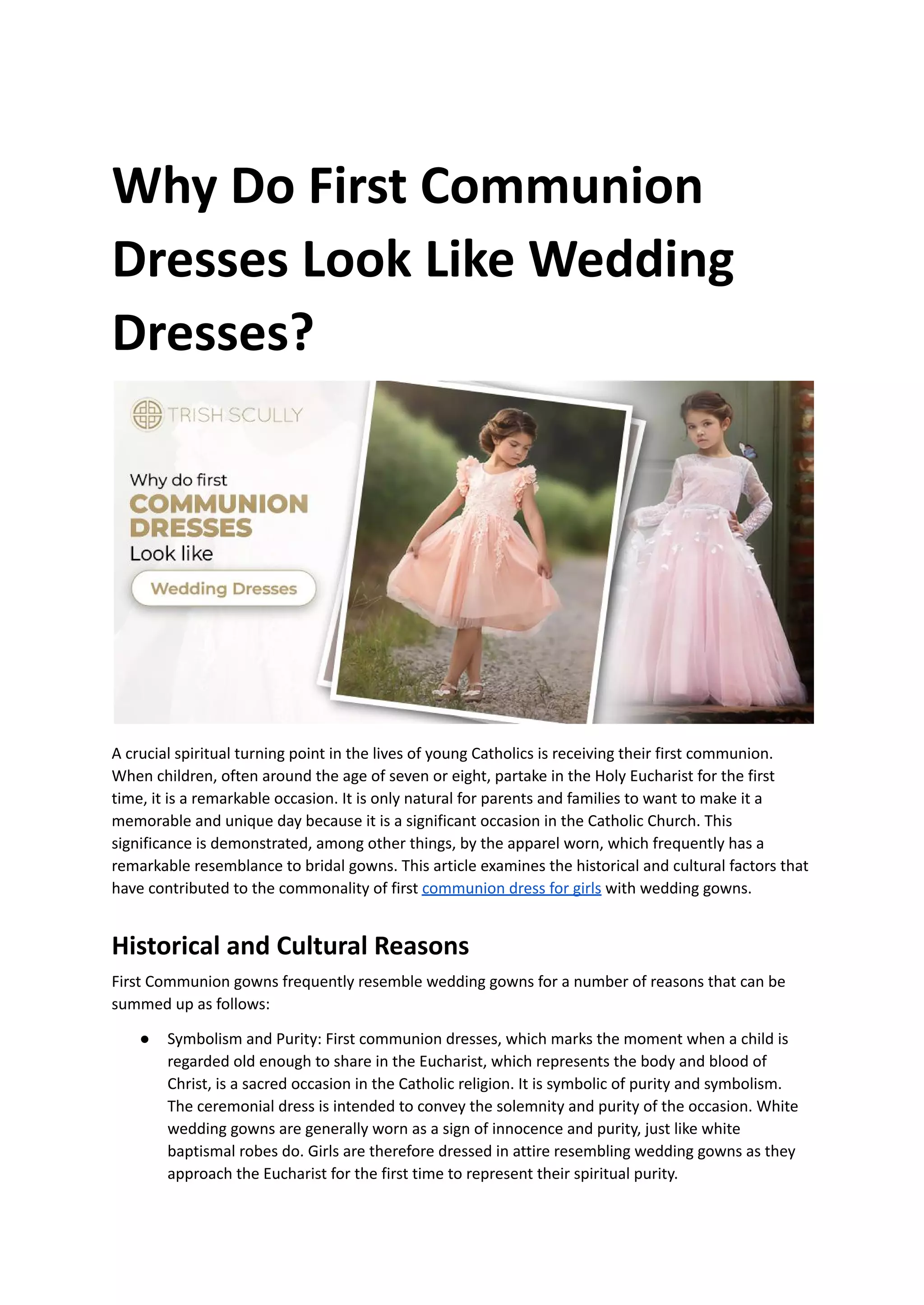 Why do first communion dresses look like wedding dresses.docx.pdf