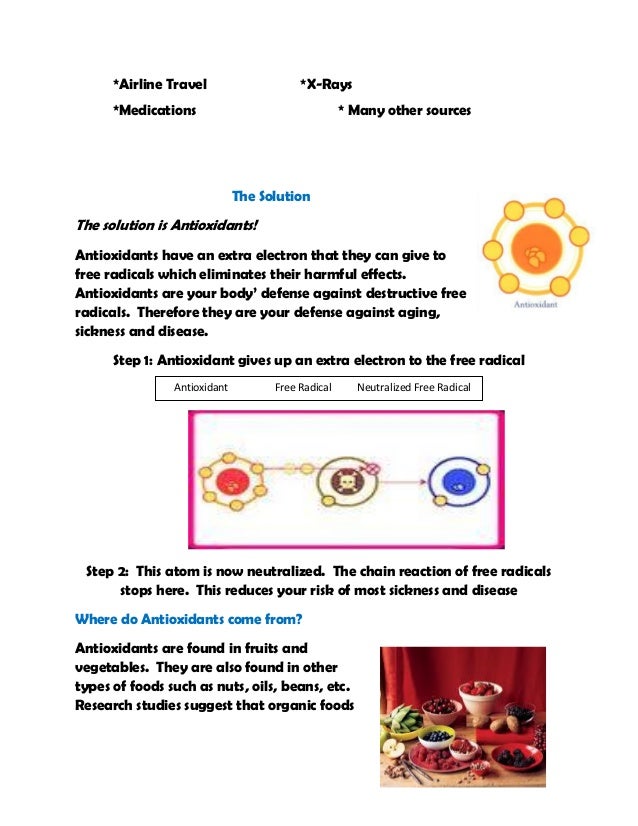 Free Radicals And Food Additives Free Radicals And Food Additives