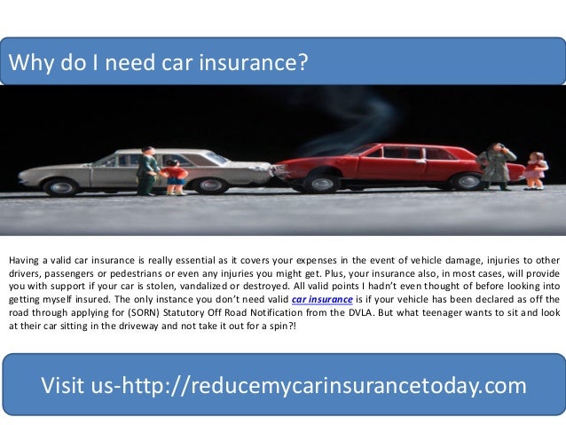 Why do i need car insurance