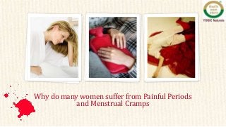 Why do many women suffer from Painful Periods
and Menstrual Cramps
 