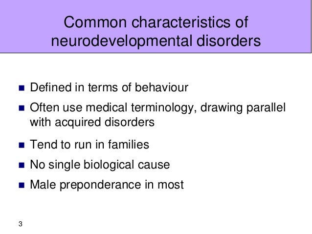 why do neurodevelopmental disorders co occur neurodevelopmental disorder