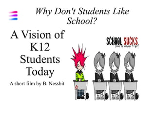 Why Dont Students Like School?