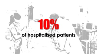 10%
of hospitalised patients
 