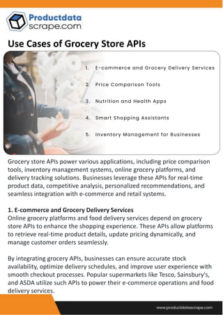 Why Do Retailers Rely on UK Grocery Store APIs for Real-Time Inventory ...