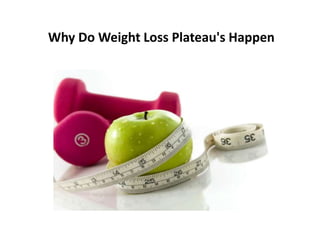 Why Do Weight Loss Plateau's Happen
 