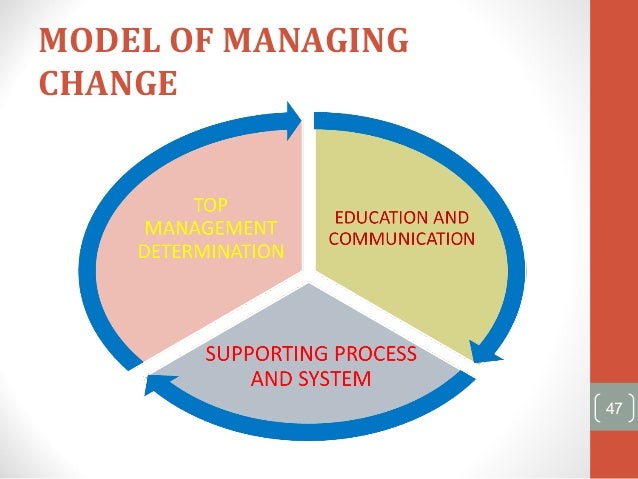 Why do we need to get involved in change management uot