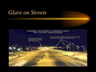 Glare on Streets  