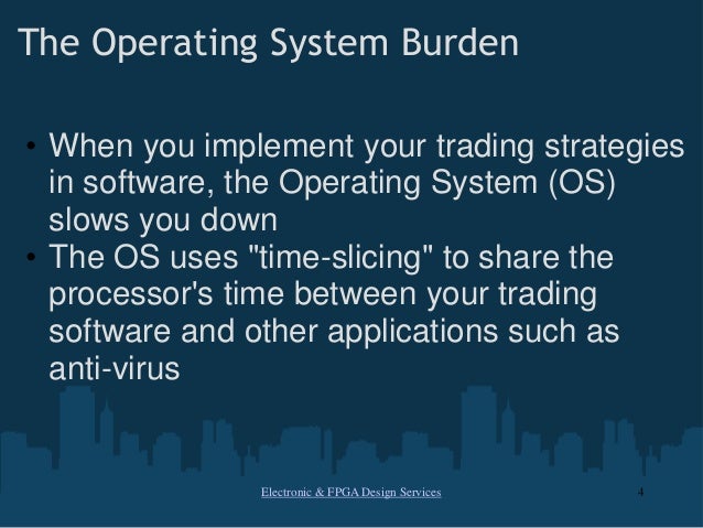 Fpga trading system