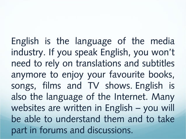 why-do-you-study-english-ppt