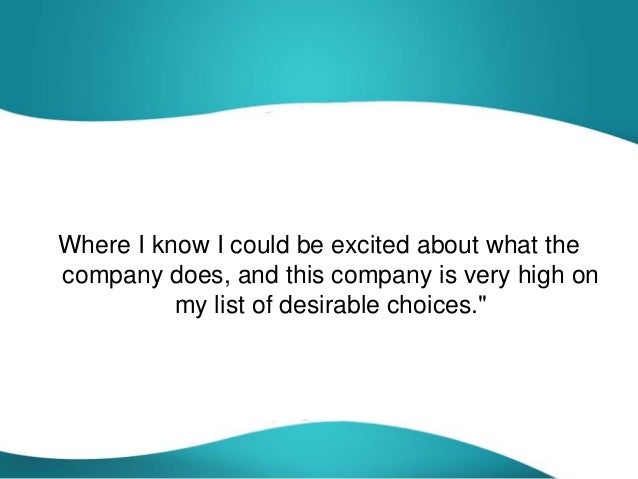 Why Do You Want To Work Here Interview Question