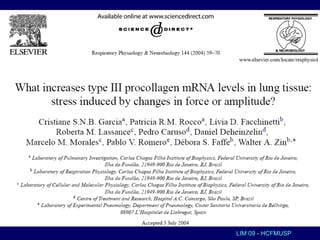 LIM 09 - HCFMUSP
Grafico driving pressure
 