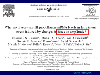 LIM 09 - HCFMUSP
Grafico driving pressure
 