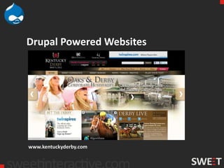 Drupal Powered Websites




www.kentuckyderby.com
 