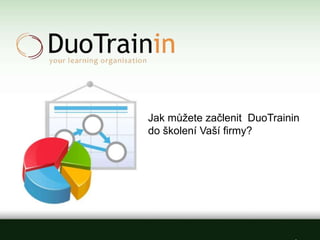 Jak můžete začlenit DuoTrainin
do školení Vaší firmy?
 
