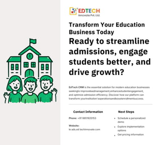Why EdTech CRM Is Essential for Modern Education Businesses ...