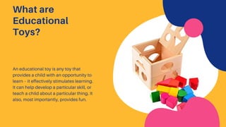 Why Educational Toys are so Important for Children | PDF