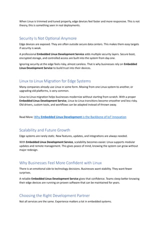 Why Embedded Linux Development Service Is Essential for Edge Computing ...