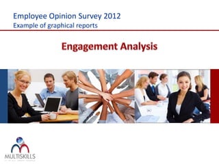 Employee Opinion Survey 2012
Example of graphical reports
 