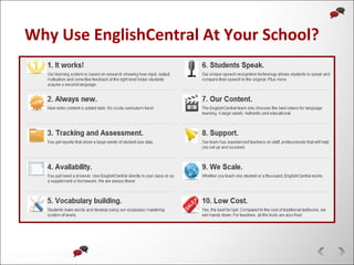Why Use EnglishCentral At Your School?
 