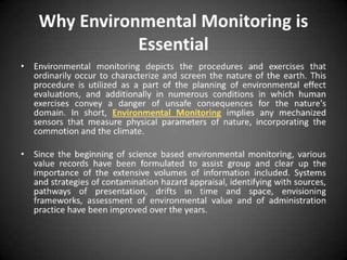 Why environmental monitoring is essential