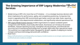 Why ERP Legacy Modernization Is No Longer Optional — And How OfficeHub ...