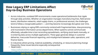 Why ERP Legacy Modernization Is No Longer Optional — And How OfficeHub ...
