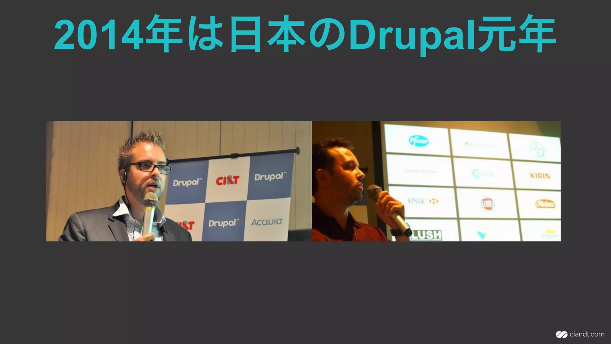 2014年は日本のDrupal元年
 