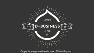 Drupal is a registered trademark of Dries Buytaert
 