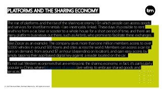 © 2021 Bernard Marr, Bernard Marr & Co. All rights reserved
PLATFORMS AND THE SHARING ECONOMY
The rise of platforms and th...