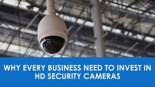 TITLE
text
WHY EVERY BUSINESS NEED TO INVEST IN
HD SECURITY CAMERAS
 