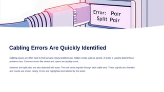 Why Every Network Engineer Should Use an Ethernet Network Tester? | PDF