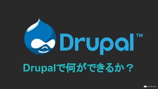 Drupalで何ができるか？
 