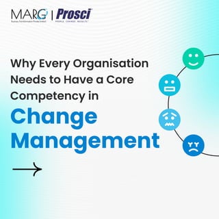 Why Every Organisation
Needs to Have a Core
Competency in
Change
Management
 