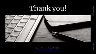 Thank you!
If you want know more thenclick the link below:
Why Finance Knowledge Is Important?
PAGE
NUMBER
PROJECT
TIMELINE
 