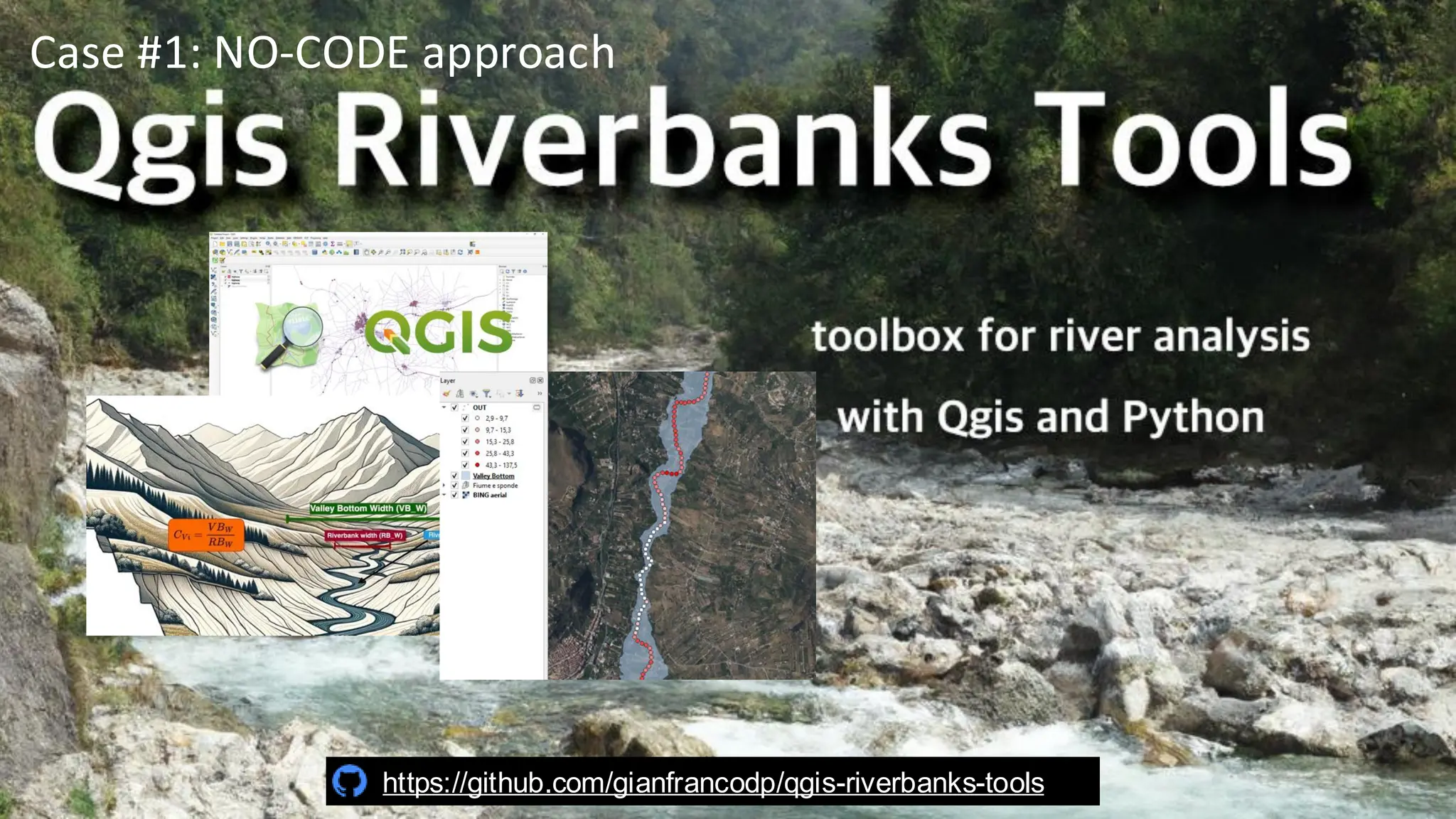 Gela
Case #1: NO-CODE approach
https://github.com/gianfrancodp/qgis-riverbanks-tools
 